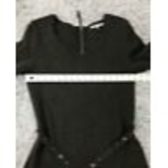 Gerard Darel Tie Waist‎ Shift Sweater Dress Size 4 Grunge whimsygoth retro - Picture 6 of 8